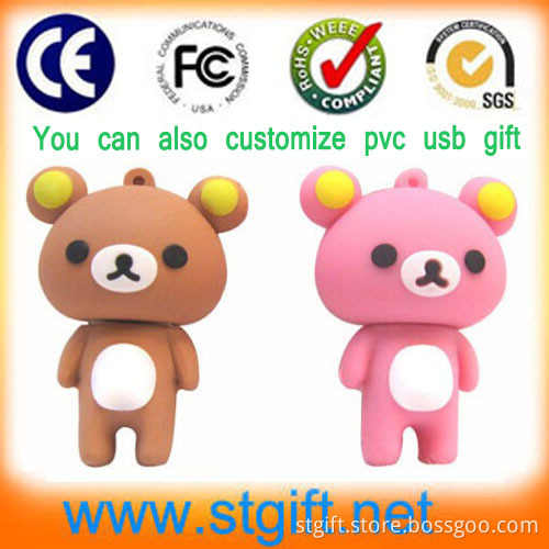 Wedding Gift Custom Bear Different Shape 1GB USB Flash Drive